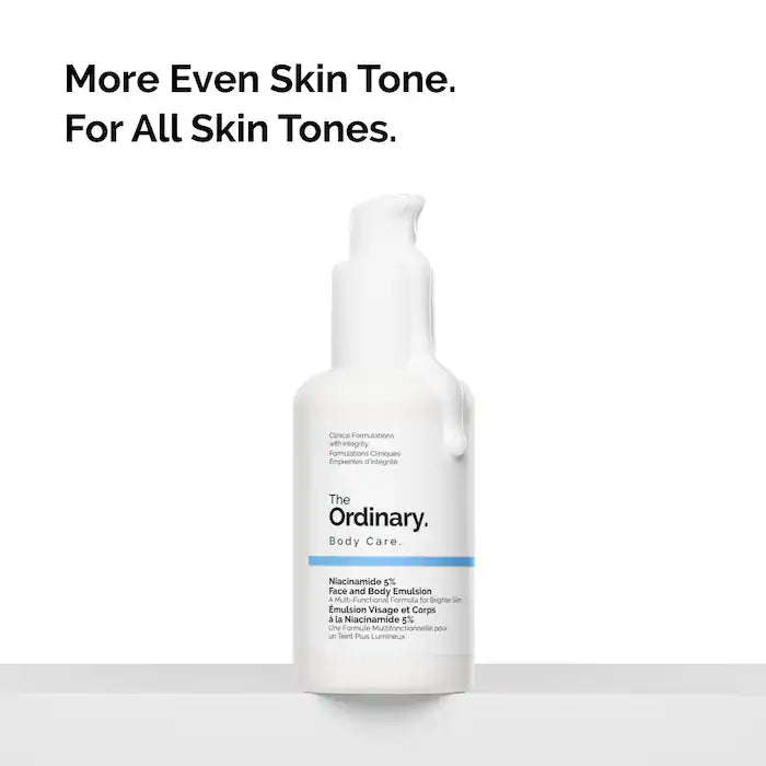 The Ordinary 
Niacinamide 5% Face and Body Emulsion for Dark Spots &amp; Uneven Tone