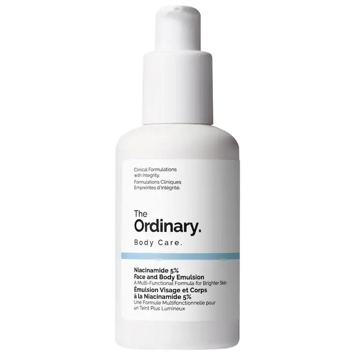 The Ordinary 
Niacinamide 5% Face and Body Emulsion for Dark Spots &amp; Uneven Tone