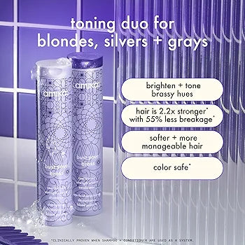 amika bust your brass cool blonde repair conditioner 60ml