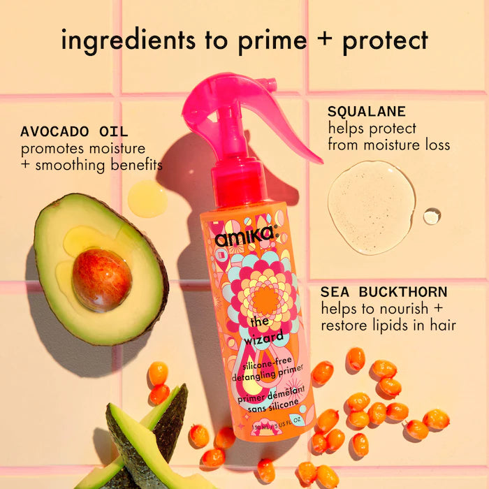 amika 
Mini The Wizard Detangling Hair Primer 30ml