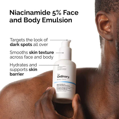 The Ordinary 
Niacinamide 5% Face and Body Emulsion for Dark Spots &amp; Uneven Tone