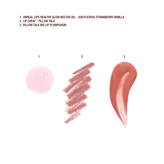 Charlotte Tilbury 
JUICY, PLUMPER-LOOKING LIPS KIT..