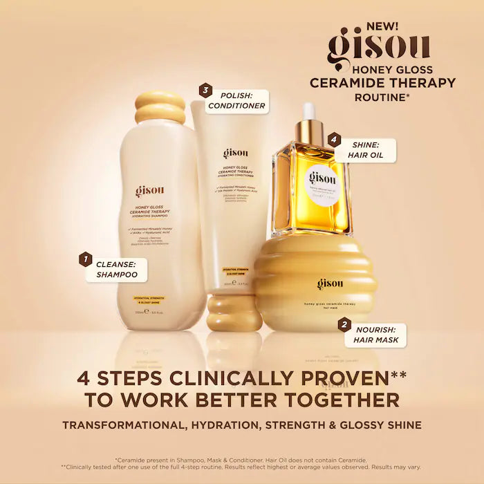Gisou 
Mini Honey Gloss Ceramide Therapy Hydrating Hair Mask