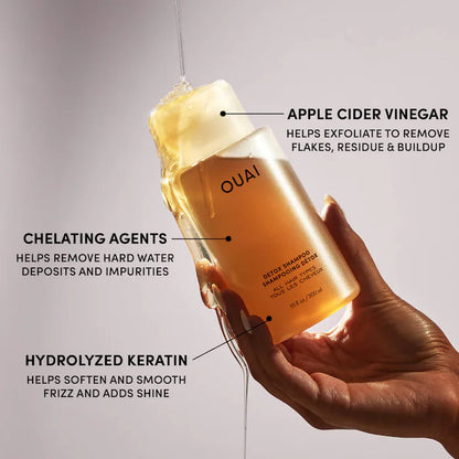 OUAI 
Detox Clarifying Shampoo with Apple Cider Vinegar 300ml
