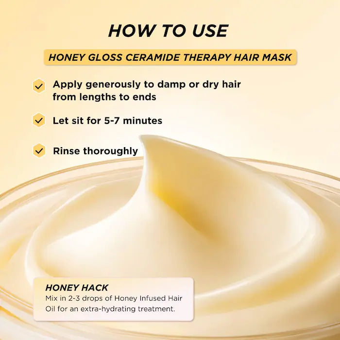 Gisou 
Mini Honey Gloss Ceramide Therapy Hydrating Hair Mask