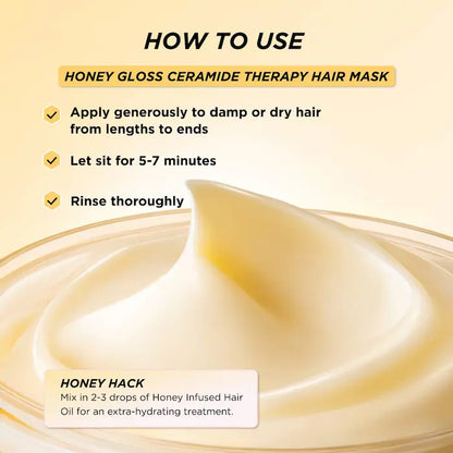 Gisou 
Mini Honey Gloss Ceramide Therapy Hydrating Hair Mask